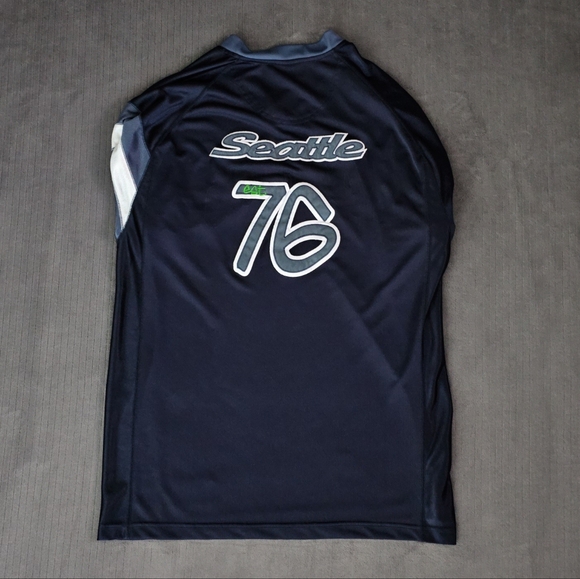 No HudIdle NFL Seattle Seahawks Est 76 Throwback Jersey Size XXL - Picture 9 of 11
